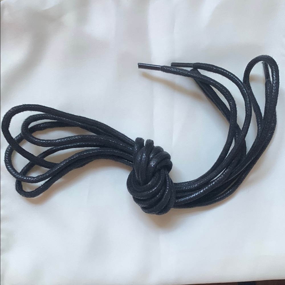 Coated shoe laces